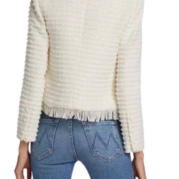 L'AGENCE Angelina Tweed Blazer size 2 - Picture 3 of 13